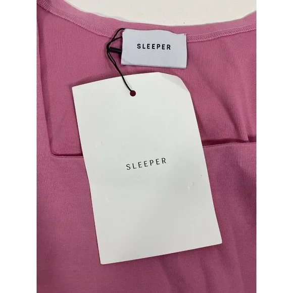 Sleeper Womens Weekend Chic Set Feather Top With Leggings XL 10-14 Pink - Picture 11 of 15